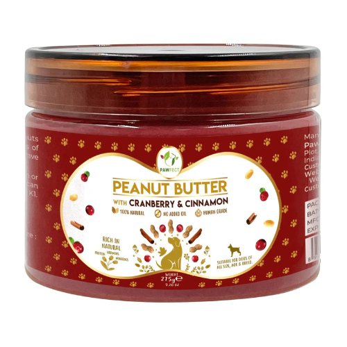 Pawfect | Pindakaas | Veenbes en Kaneel | 275 gr