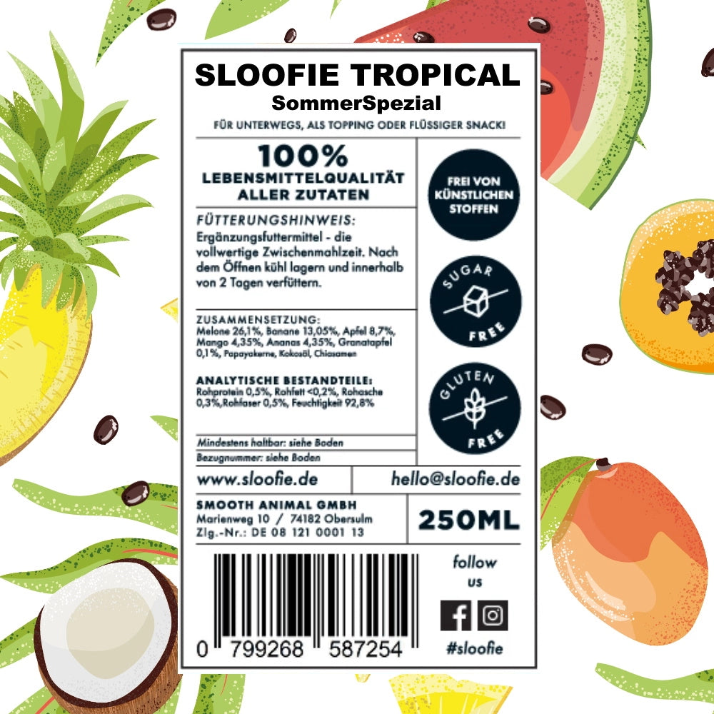 Sloofie | Tropical | Summer Edition | 250 ml