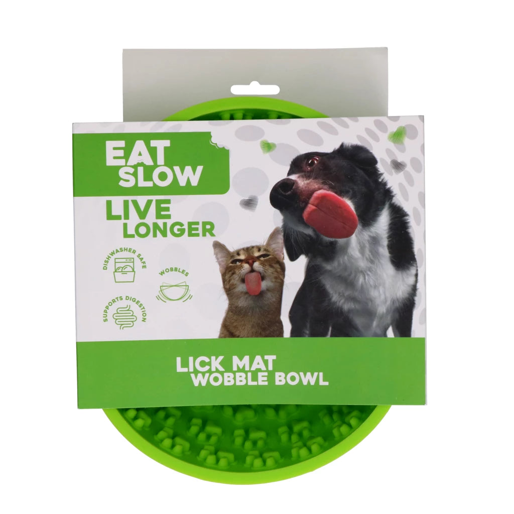 Eat Slow Live Longer | Lick Mat Wobble Bowl | 17 cm