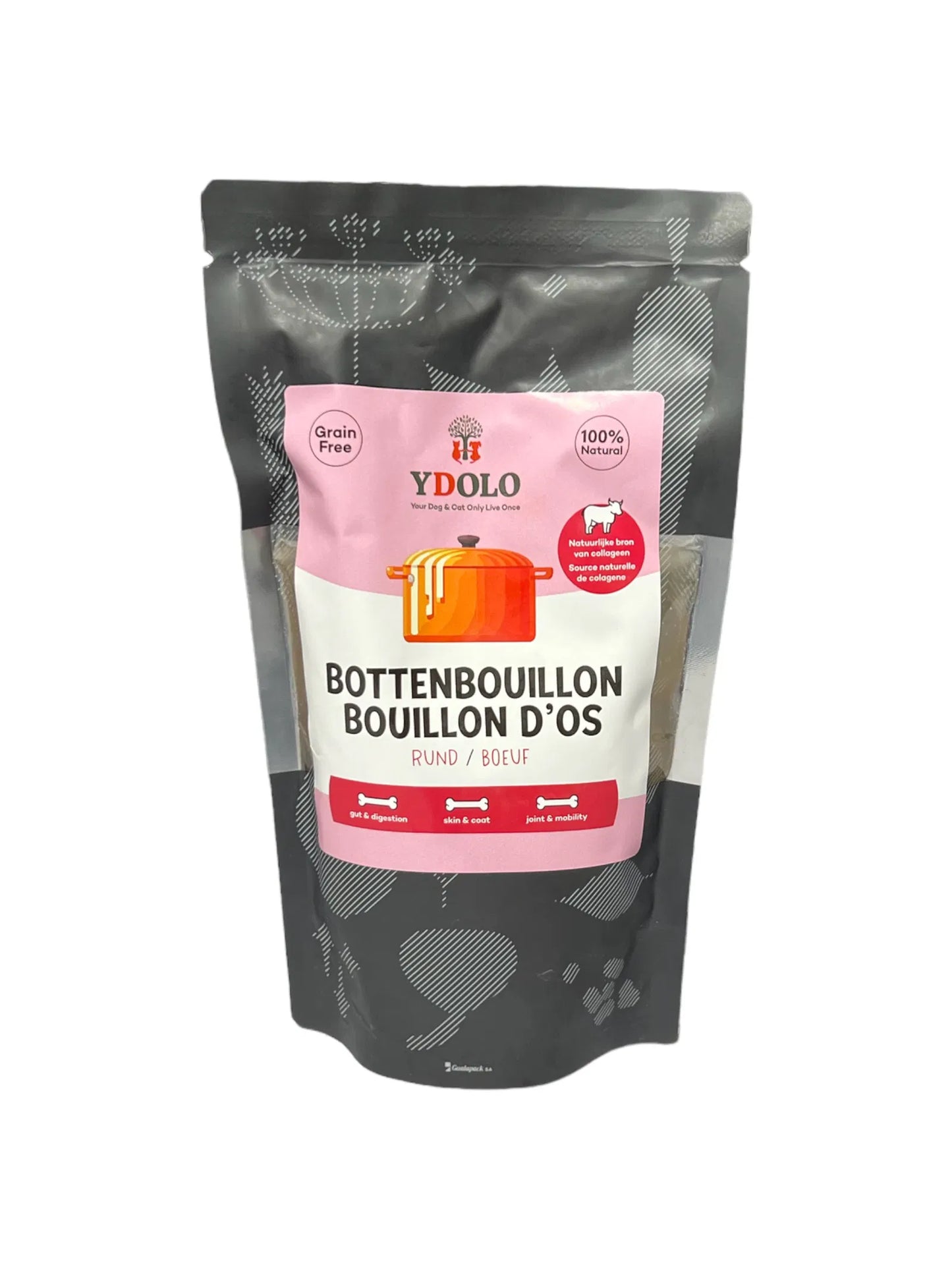 Ydolo | Bottenbouillon | Bio Rund | 230 ml