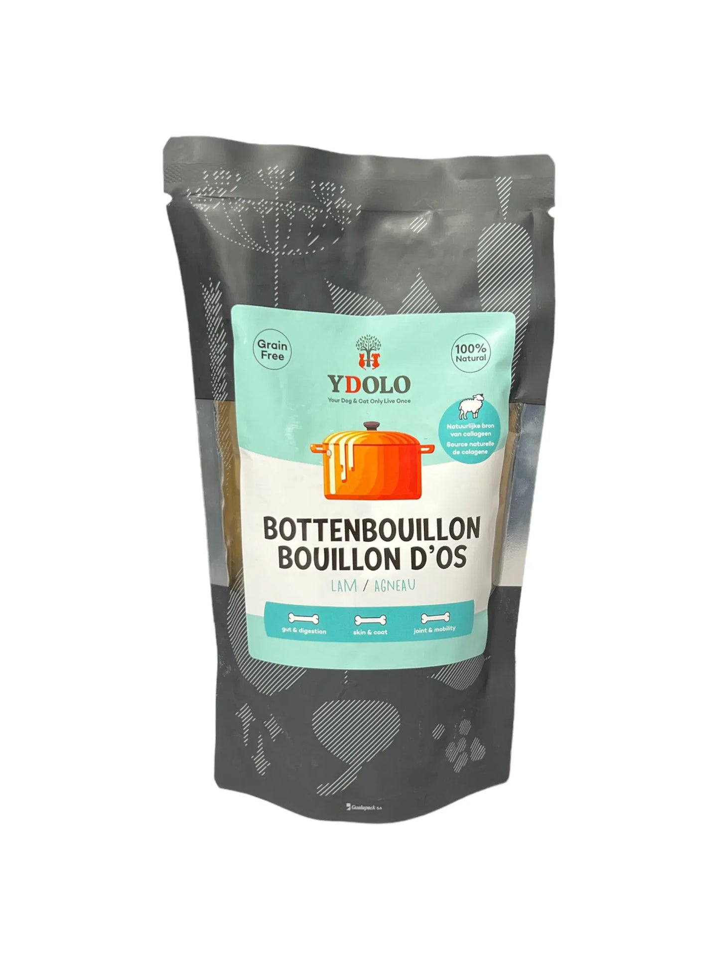 Ydolo | Bottenbouillon | Iers Lam | 230 ml