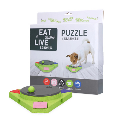 Eat Slow Live Longer | Puzzle Triangle