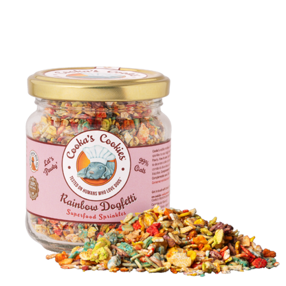 Cooka's Cookies | Dogfetti Sprinklers | Basis van Haver | 90 gr