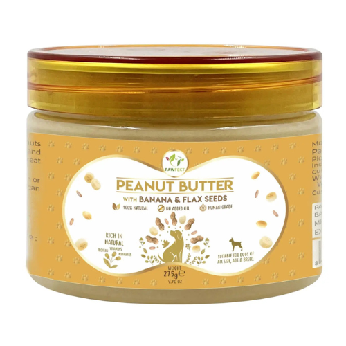 Pawfect | Pindakaas | Banaan en Lijnzaad | 275 gr