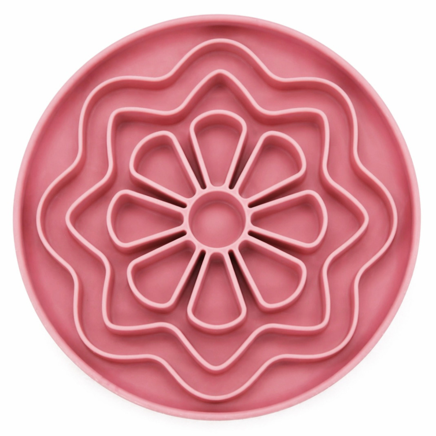 Babelle | Petal Lickmat | Slowfeeder | Oud Roze | 21 cm