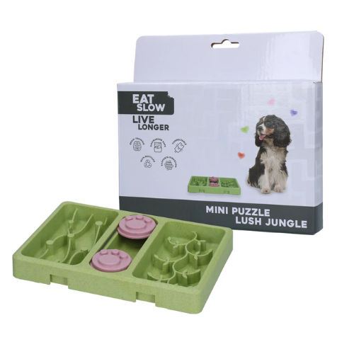 Eat Slow Live Longer | MINI Puzzle | Lush Jungle