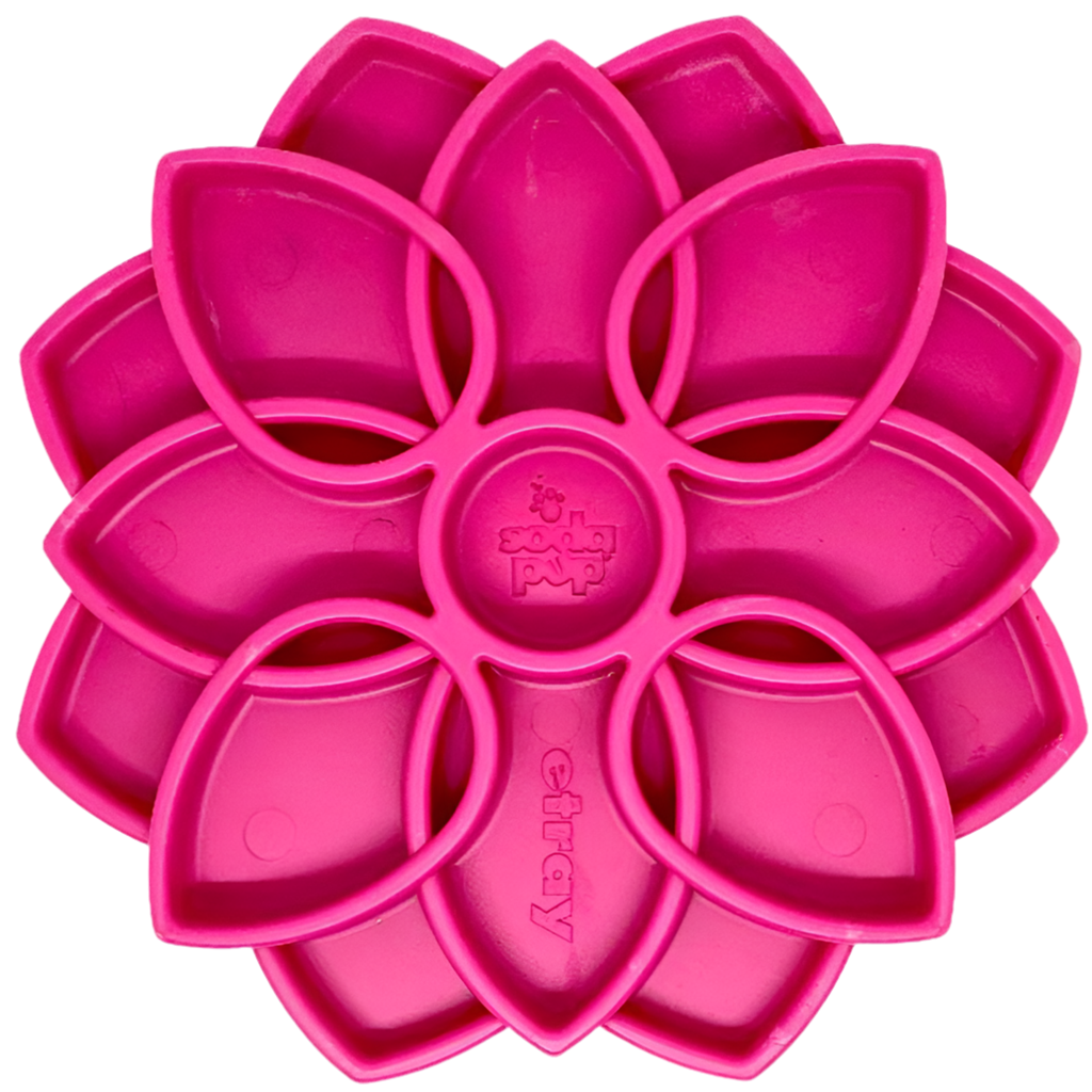 Sodapup | Mandala Design | Slow Feeder | Roze | 20 cm