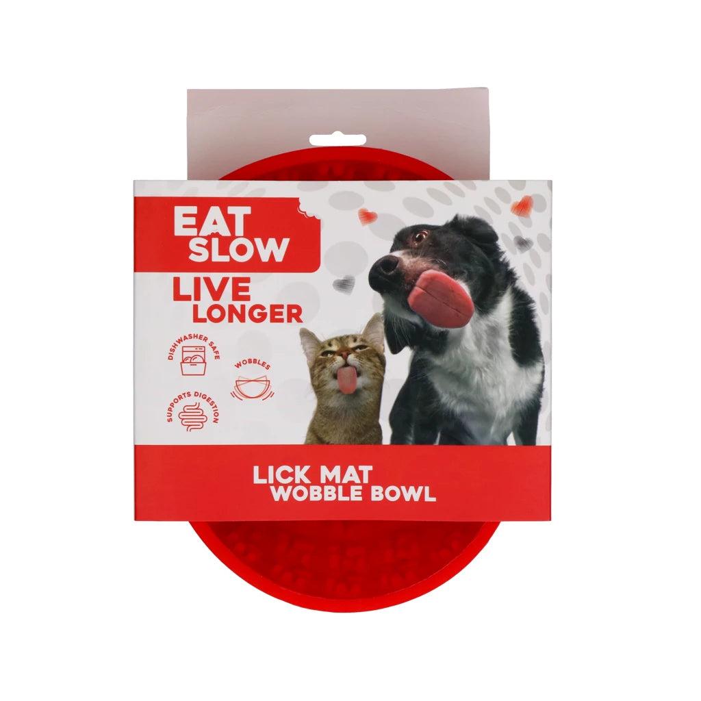 Eat Slow Live Longer | Lick Mat Wobble Bowl | 17 cm