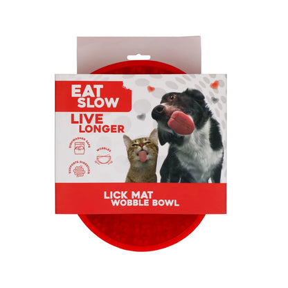 Eat Slow Live Longer | Lick Mat Wobble Bowl | 17 cm