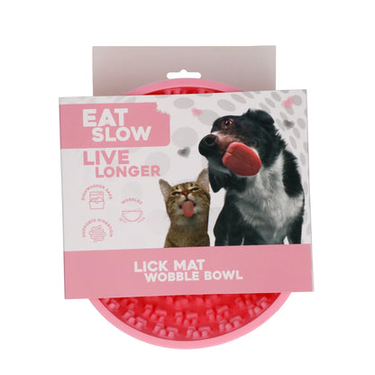 Eat Slow Live Longer | Lick Mat Wobble Bowl | 17 cm