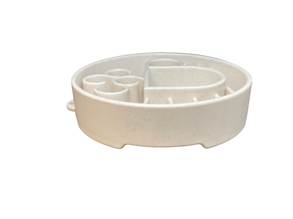 Sodapup | Java Design | Ebowl Slow Feeder | Wit Gemêleerd | 20 cm