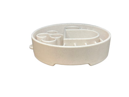 Sodapup | Java Design | Ebowl Slow Feeder | Wit Gemêleerd | 20 cm