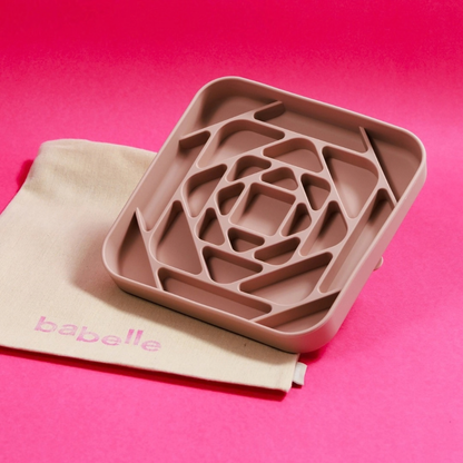 Babelle | Prism Lickmat | Slowfeeder | Oud Roze | 19 cm