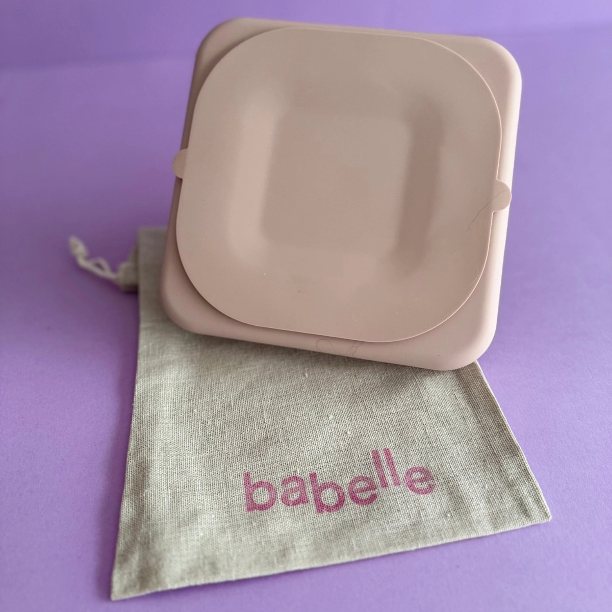 Babelle | Prism Lickmat | Slowfeeder | Oud Roze | 19 cm