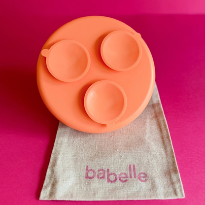 Babelle | Dreamy Lickmat | Slowfeeder | Oranje | 20 cm