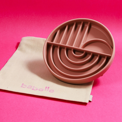 Babelle | Dreamy Lickmat | Slowfeeder | Oud Roze | 20 cm