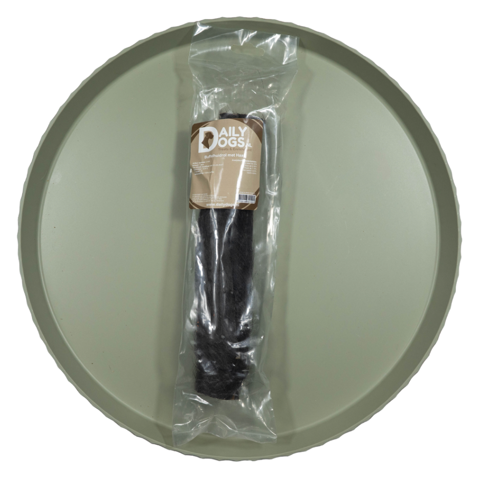 Buffelhuidrol met Vacht | 30 cm | per stuk