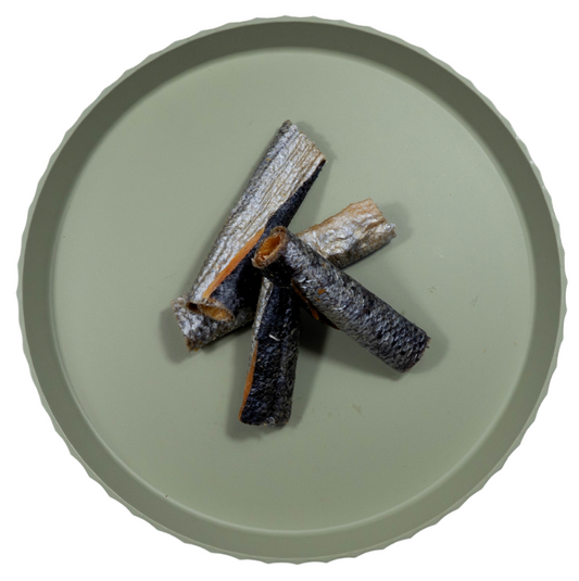 Zalmhuid met Vlees | 10-15 cm | 100 gr