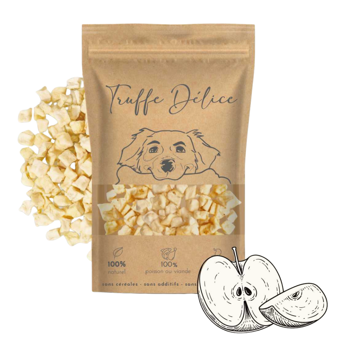 Truffe Délice | Gedroogde Appel | 100 gr