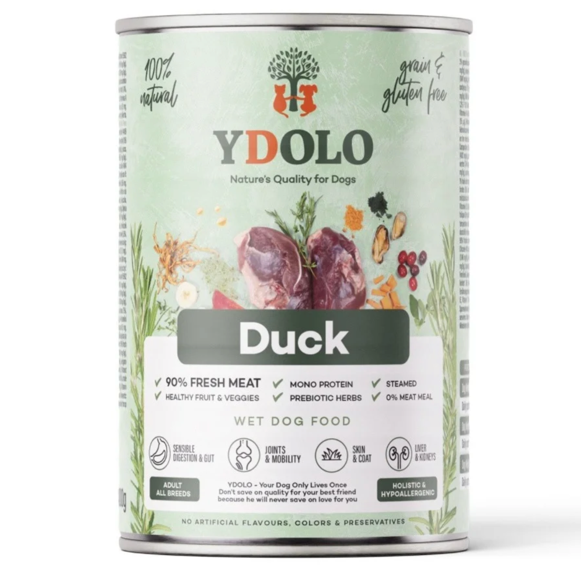 Ydolo | Natvoer | Duck | 400 gr