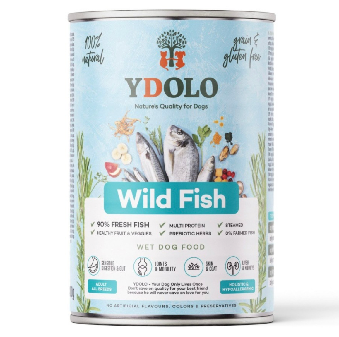 Ydolo | Natvoer | Wild Fish | 400 gr