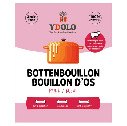 Ydolo | Bottenbouillon | Bio Rund | 230 ml