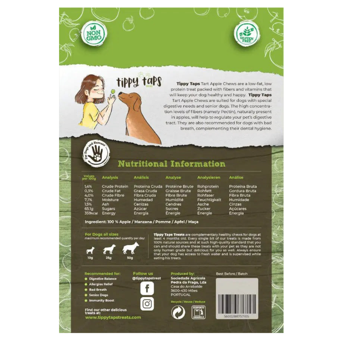 Tippy Taps | Groene Appel | 100 gr