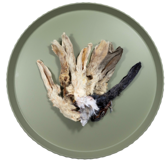 Konijnenoren met Vacht | 100 gr