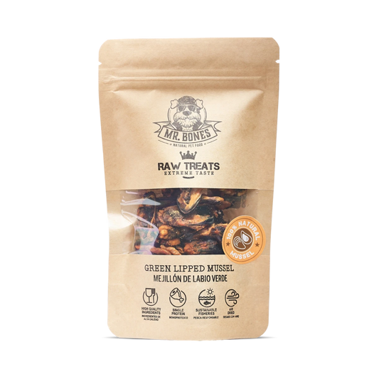 Mr. Bones | Raw Treats | Groenlipmossel | 45gr
